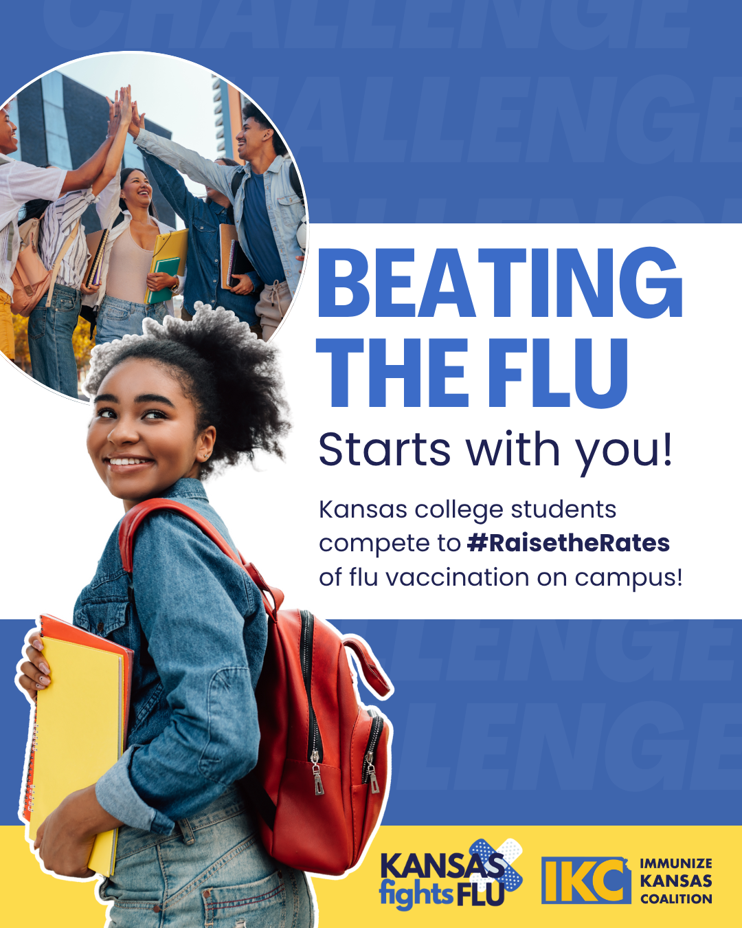 Kansas Fights Flu Logo