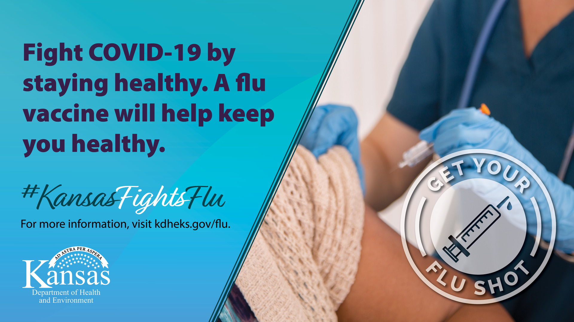 Kansas Flu Statistics Social Media Graphic 2