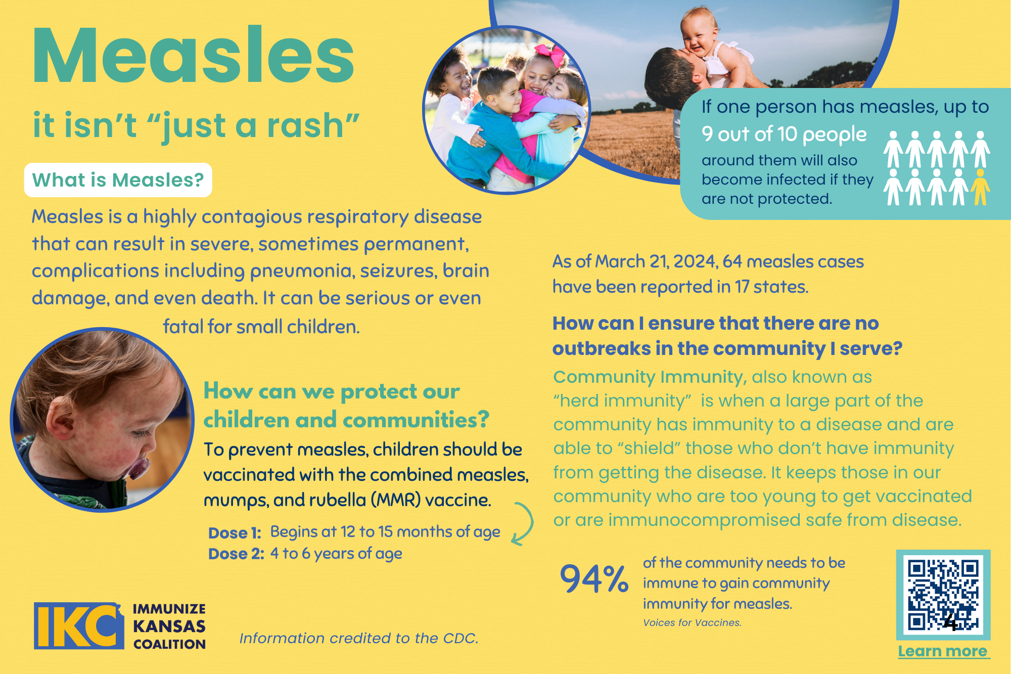  What Measles Can Look Like Social Media graphic