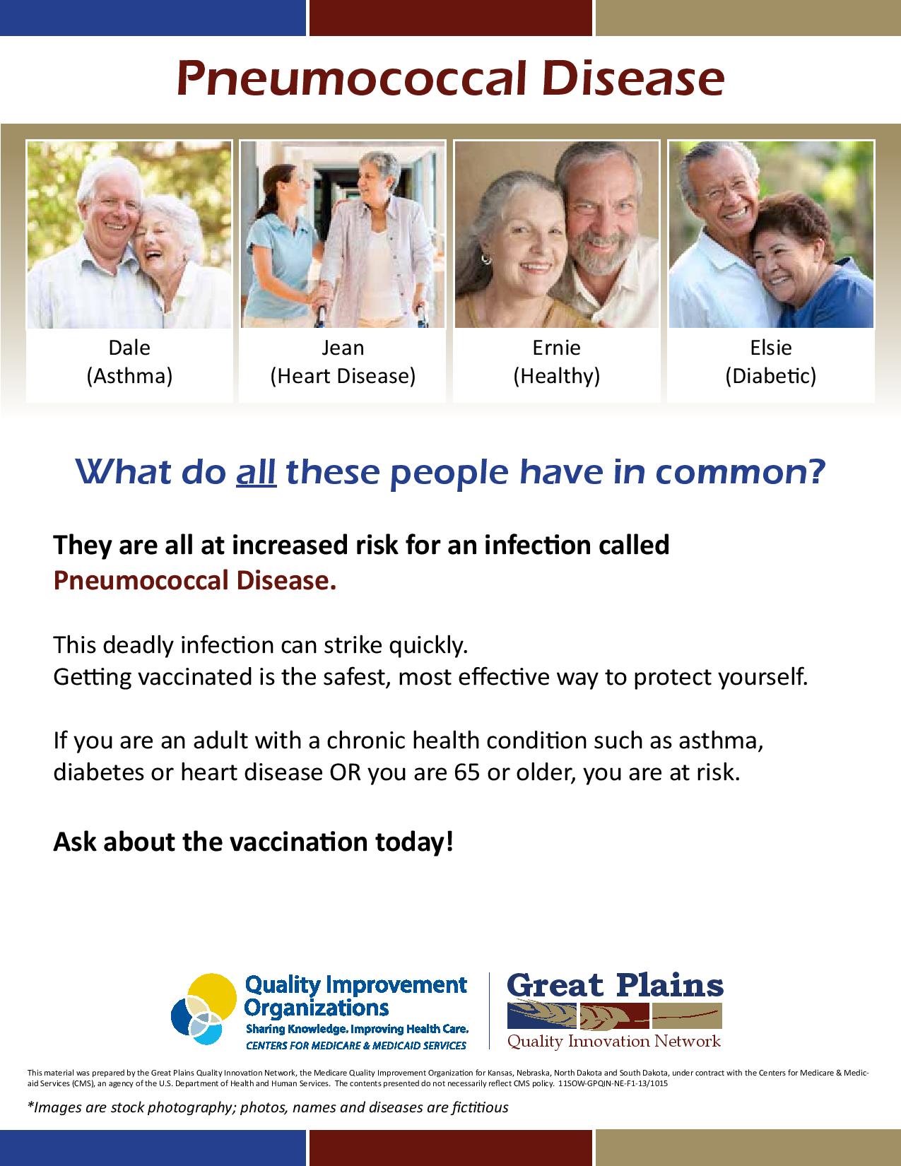 Pneumococcal Poster: What Do These People Have in Common